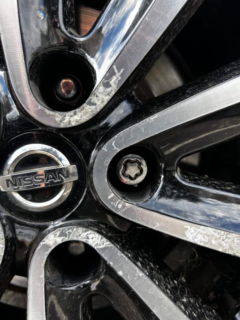 Nissan Qashqai wheel locking nut key replacement