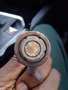 Peugeot 3008 wheel locking nut key replacement