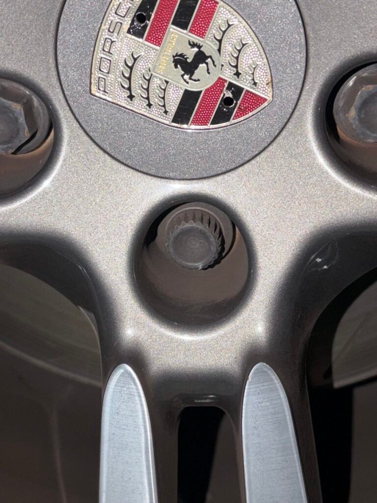 Porsche 2012 Panamera wheel locking nut key replacement
