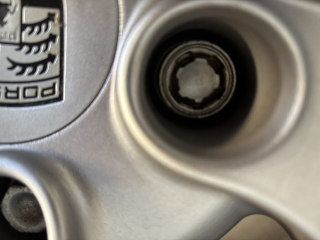 Porsche Boxster wheel locking nut key replacement
