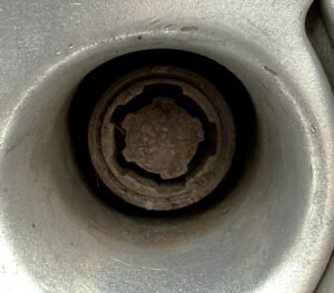 Porsche Cayenne wheel locking nut key replacement