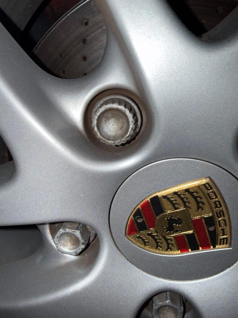 Porsche Cayman wheel locking nut key replacement