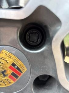Porsche Macan wheel locking nut key replacement
