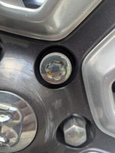 Ram 1500 Laramie LongHorn wheel locking nut key replacement