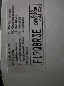 Renault Kadjar wheel locking nut key replacement