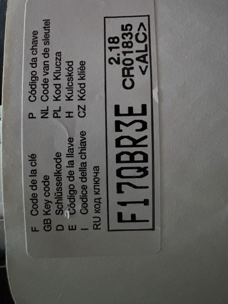 Renault Kadjar wheel locking nut key replacement