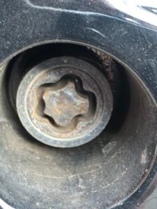 Renault Megan wheel locking nut key replacement