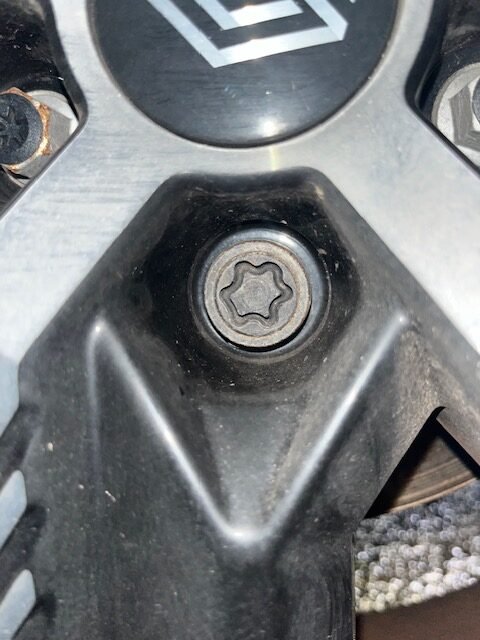 Renault Megane E-Tech wheel locking nut key replacement
