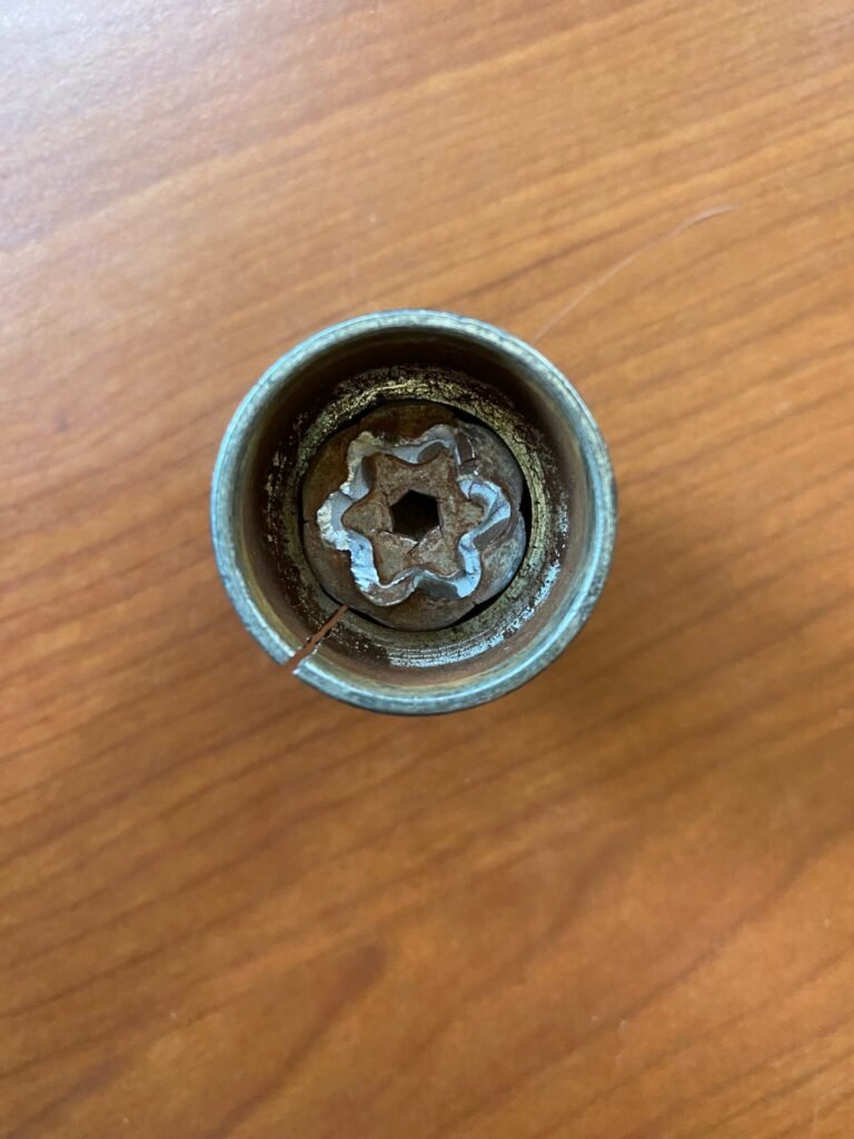 Saab 9-3 wheel locking nut key replacement