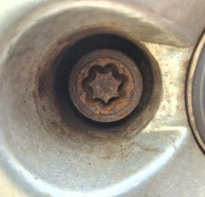 Saab 9-3 wheel locking nut key replacement