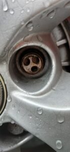 Saab 9-5 wheel locking nut key replacement