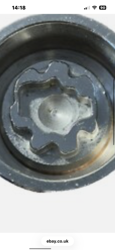 Seat Ibiza FR wheel locking nut key replacement