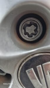 Seat Ibiza wheel locking nut key replacement