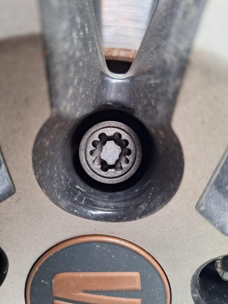 Seat Leon wheel locking nut key replacement
