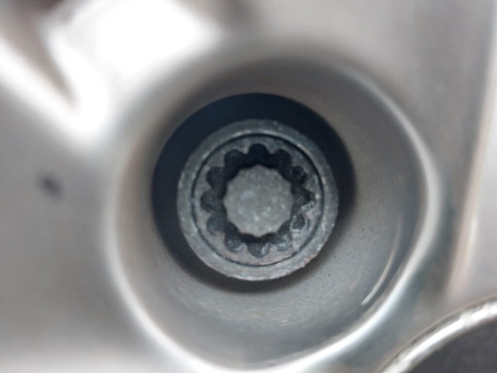 Seat Toledo wheel locking nut key replacement