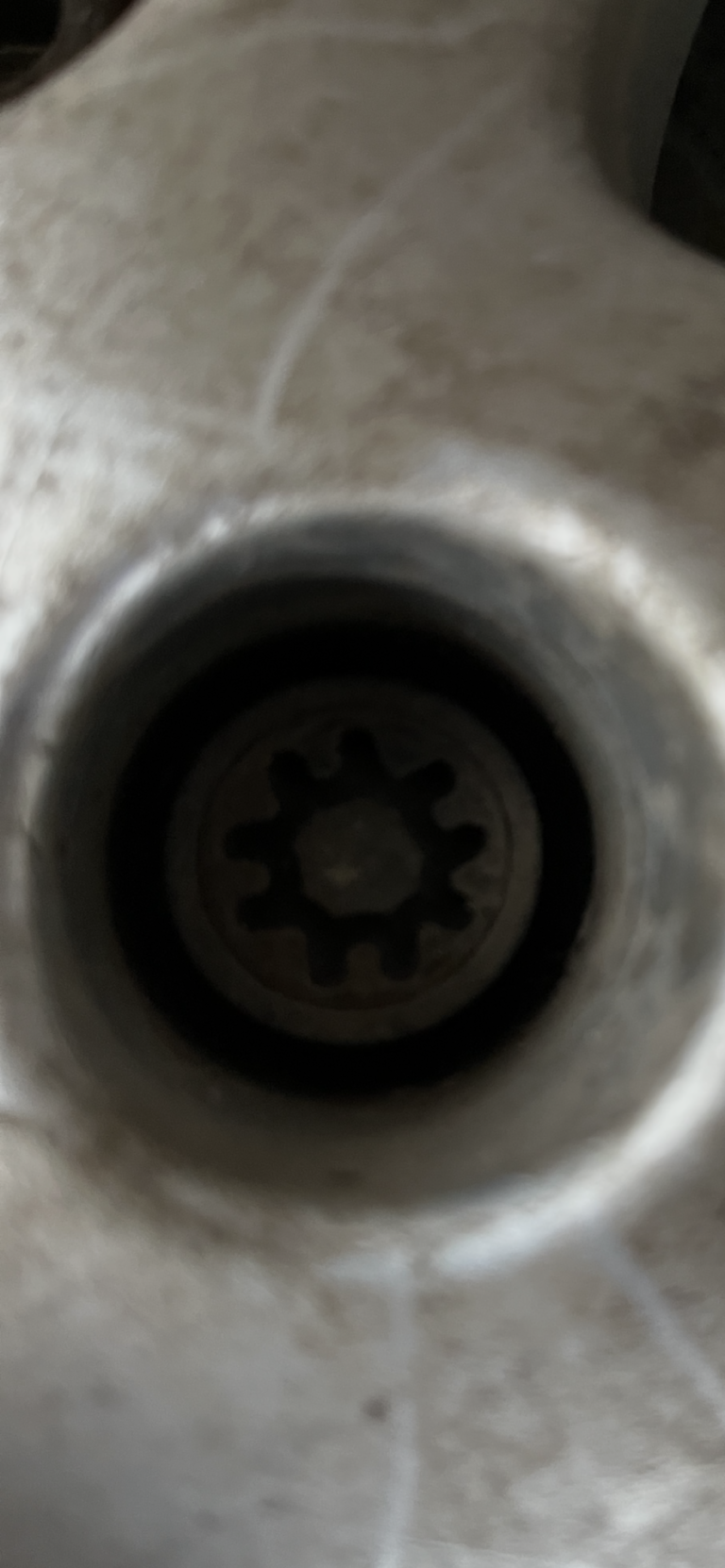 Skoda Fabia locking wheel nut