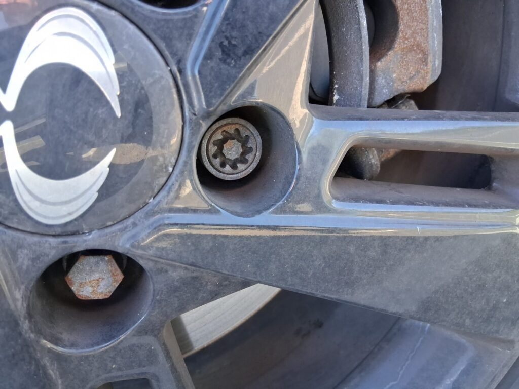 SsangYong Korando wheel locking nut key replacement