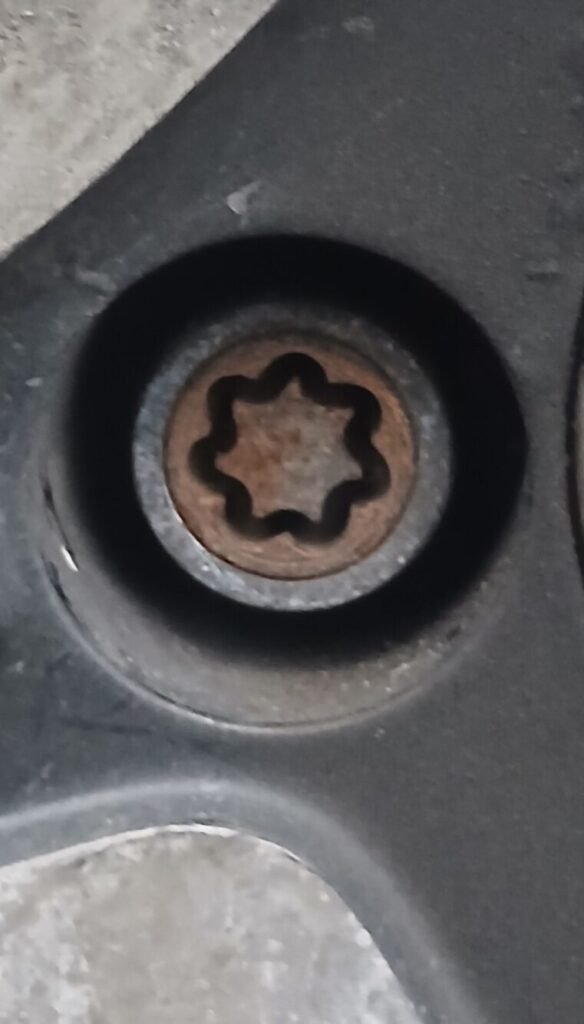 Ssangyong Turismo wheel locking nut key replacement