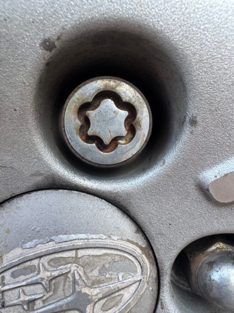 Subaru Forester wheel locking nut key replacement