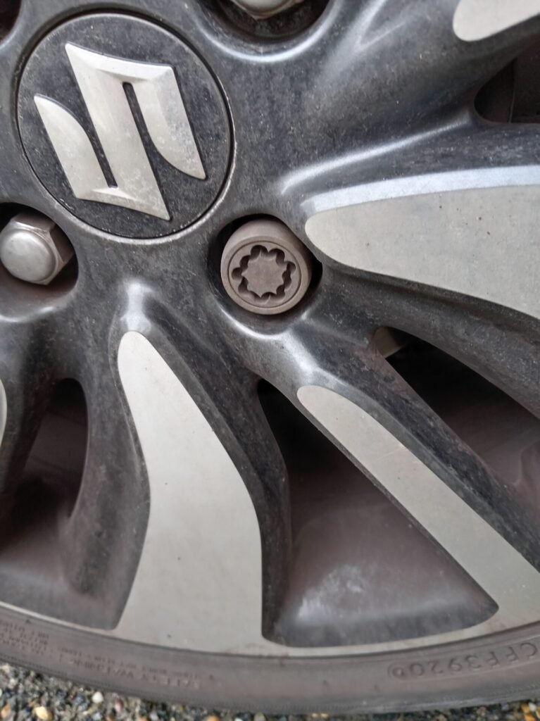 Suzuki Swift wheel locking nut key replacement