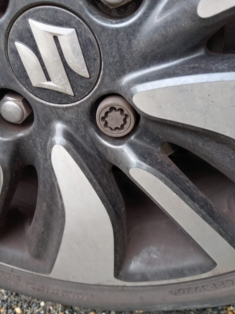 Suzuki Swift wheel locking nut key replacement