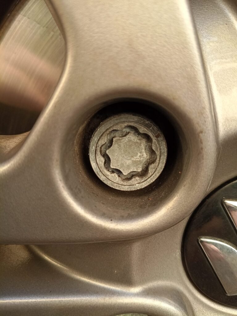 SUZUKI VITARA wheel locking nut key replacement