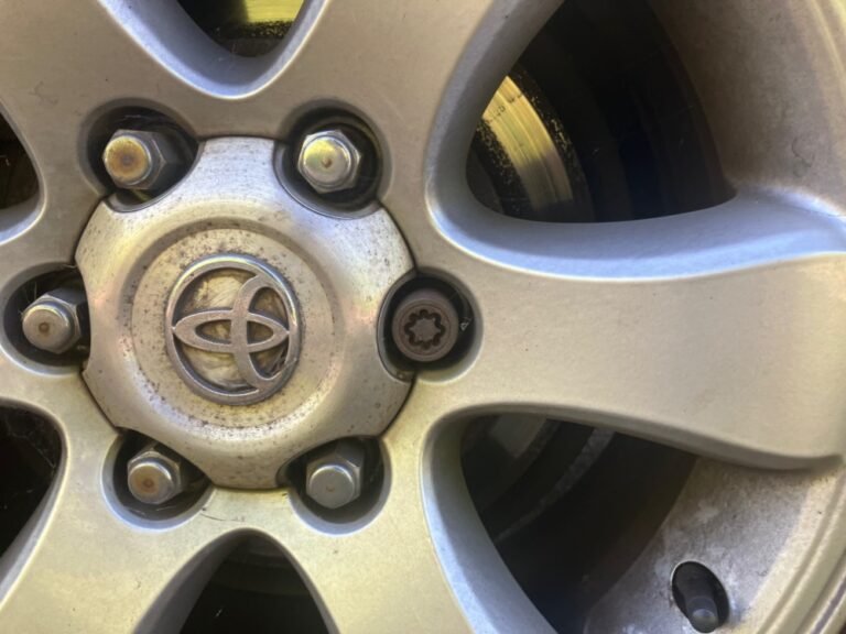 Toyota Landcruiser Prado/Invincible D4D wheel locking nut key replacement