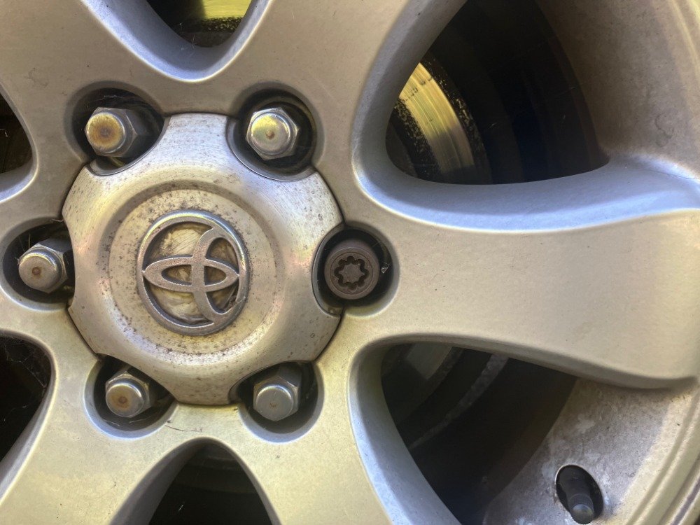 Toyota Landcruiser Prado/Invincible D4D wheel locking nut key replacement