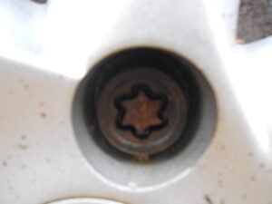 Toyota Aygo wheel locking nut key replacement