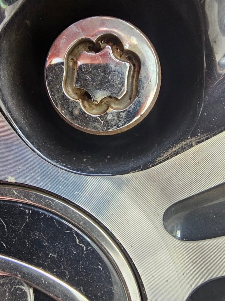 Toyota Corolla 2020 wheel locking nut key replacement