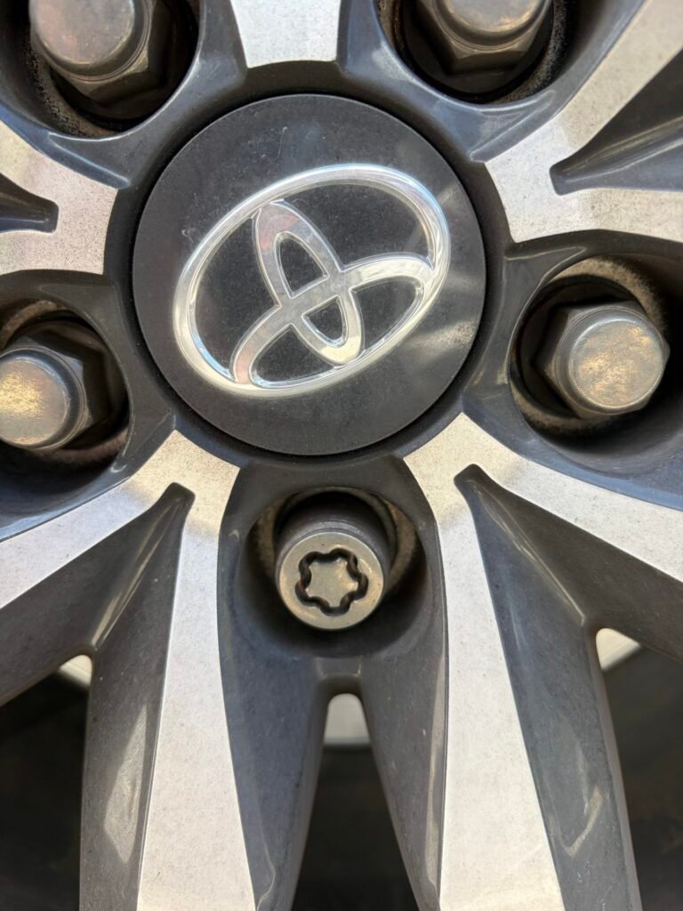 Toyota Corolla wheel locking nut key replacement