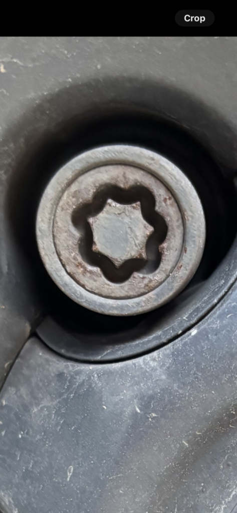 Toyota Land Cruiser wheel locking nut key replacement