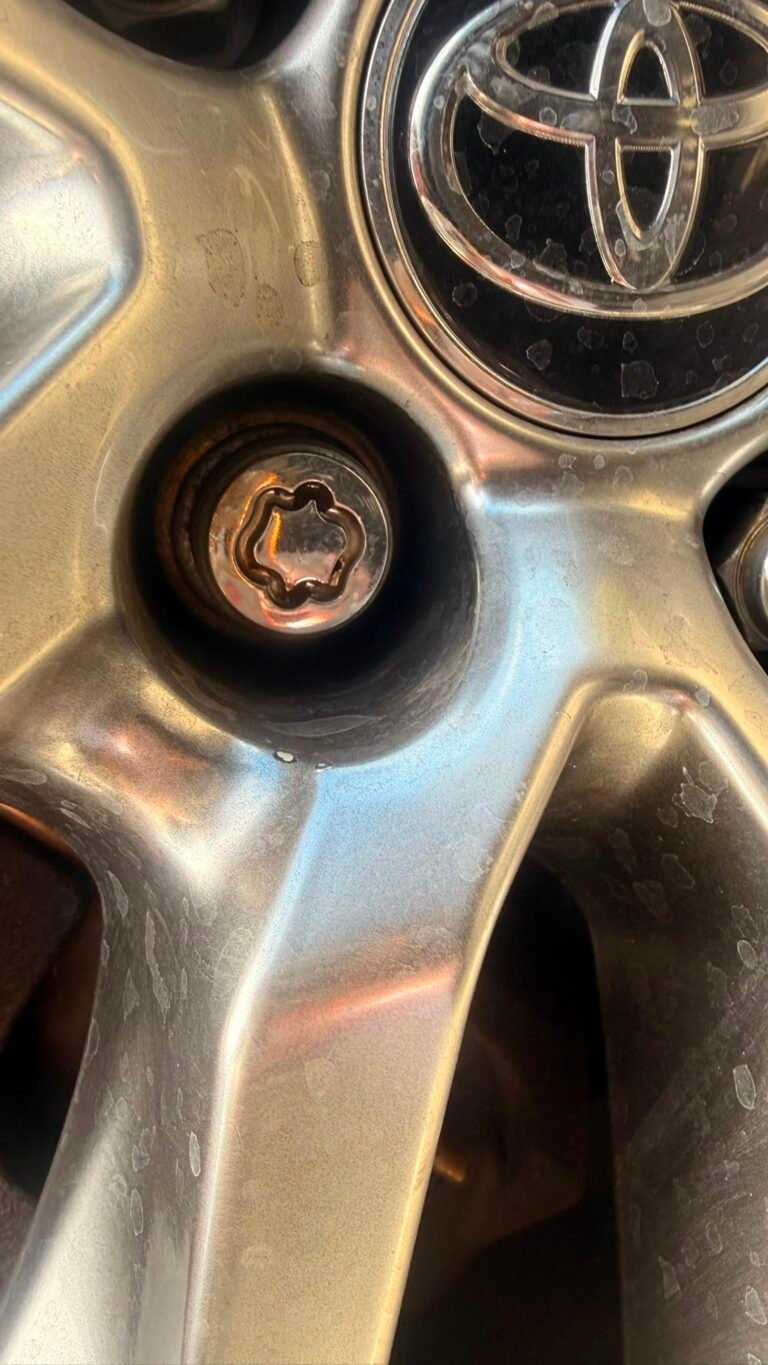 Toyota Rav 4 wheel locking nut key replacement