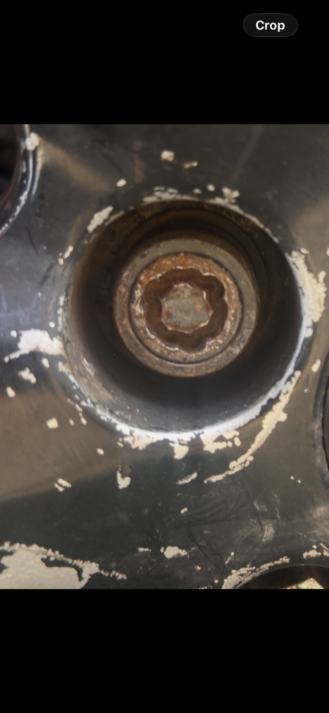 Toyota RAV4 wheel locking nut key replacement