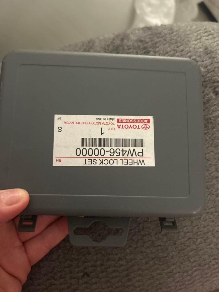 Toyota Yaris wheel locking nut key replacement