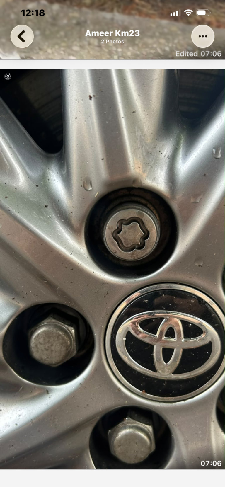 Toyota Yaris wheel locking nut key replacement