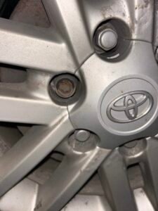 Toyota Hilux wheel locking key