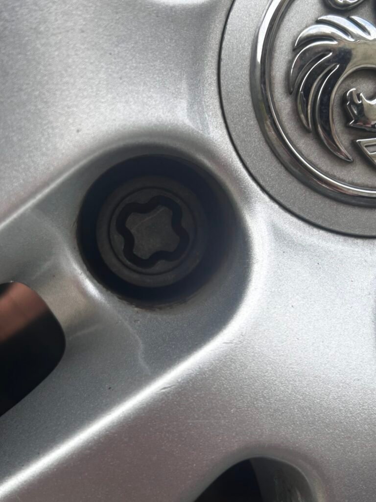 Vauxhall Astra 2009 wheel locking nut key replacement