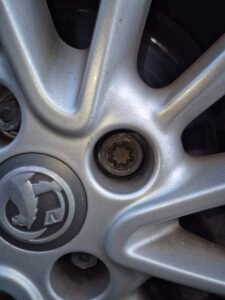 vauxhall corsa 2015 wheel locking nut key replacement