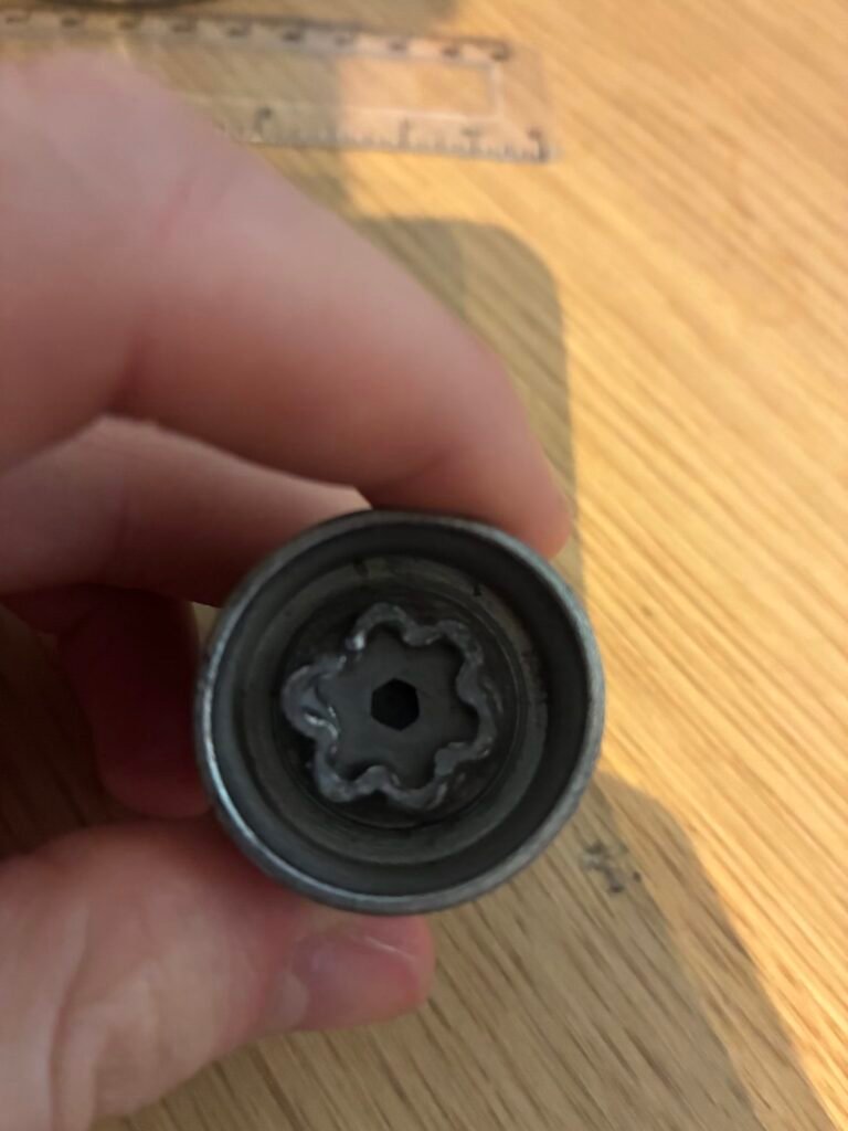 Vauxhall Corsa wheel locking nut key replacement