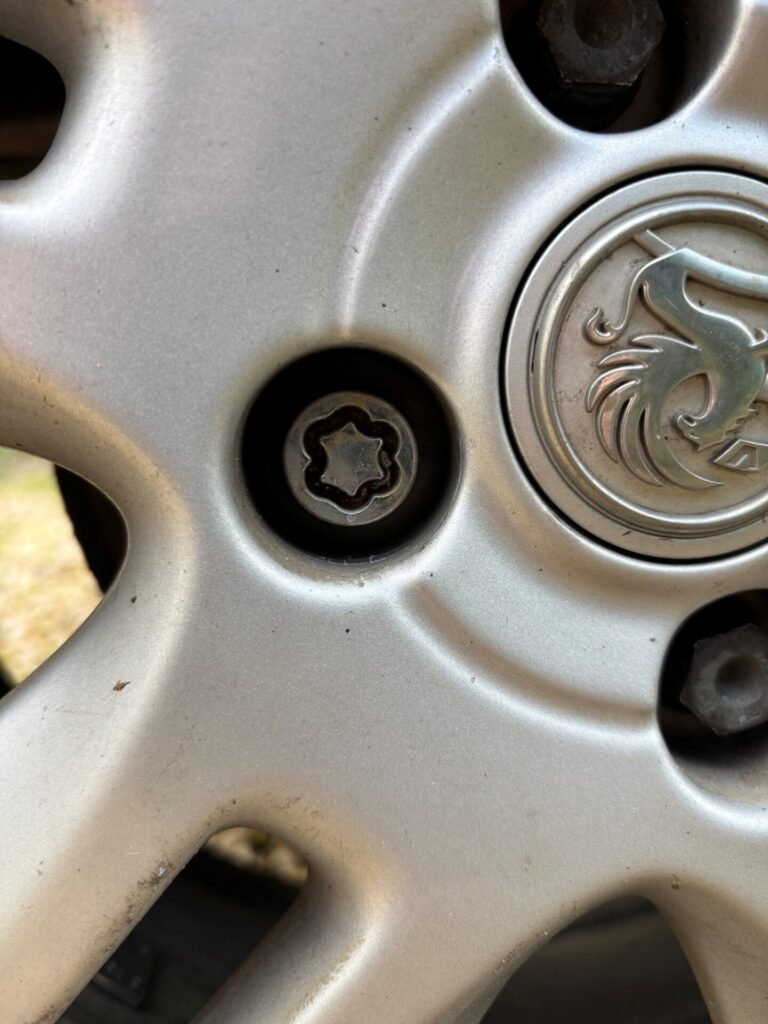 Vauxhall Aguila wheel locking nut key replacement