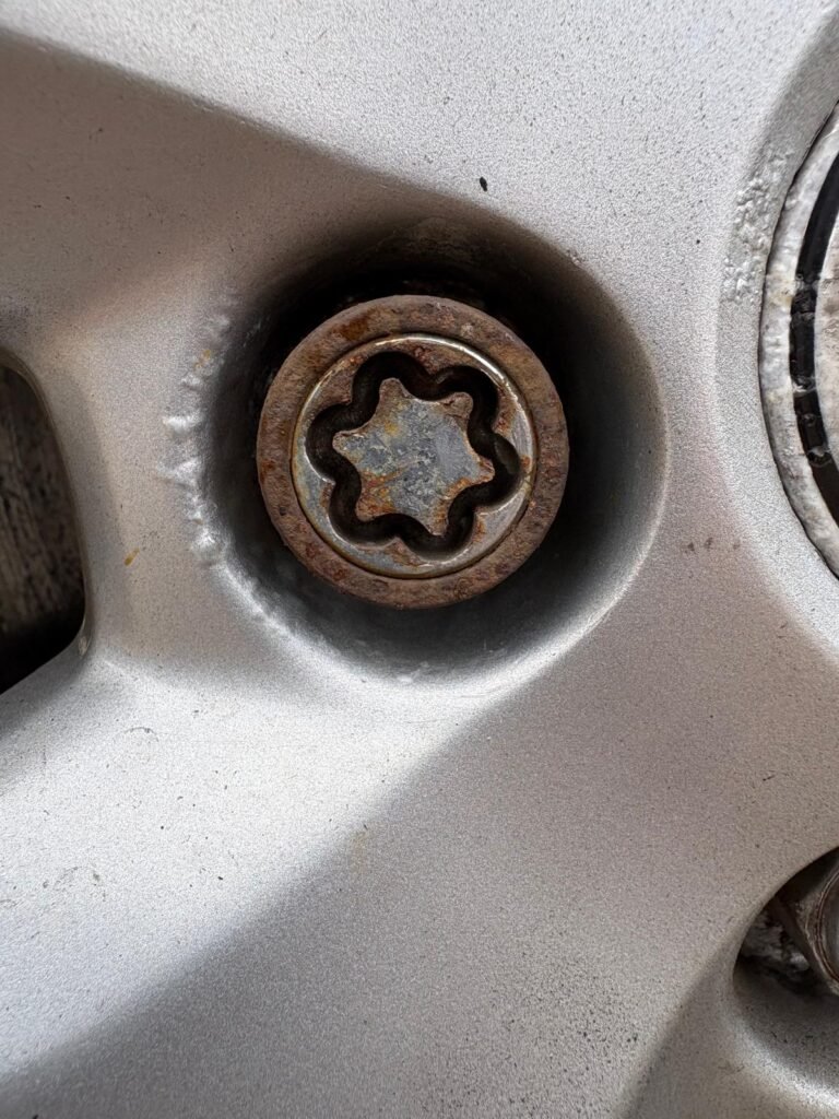 Vauxhall Antara wheel locking nut key replacement