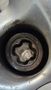 Vauxhall Astra 2009 1.6L Petrol wheel locking nut key replacement
