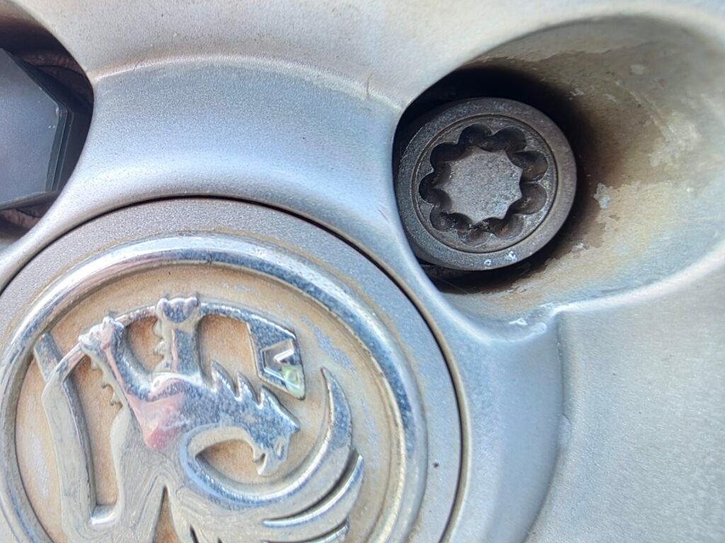 Vauxhall Corsa 2007 wheel locking nut key replacement