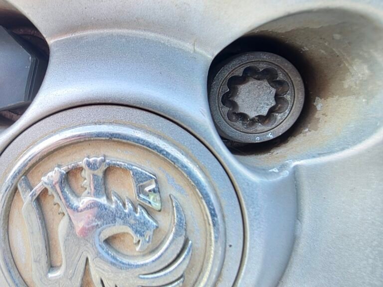 Vauxhall Corsa 2007 wheel locking nut key replacement