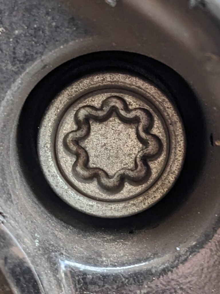Vauxhall Corsa E wheel locking nut key replacement