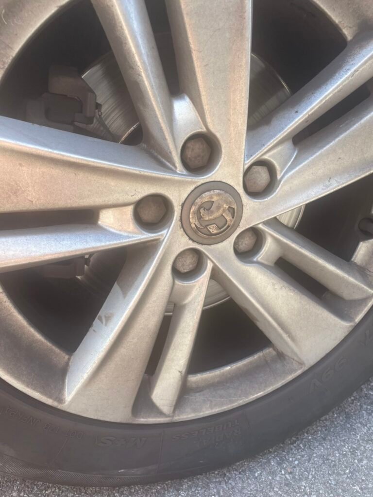 Vauxhall Grandland wheel locking nut key replacement
