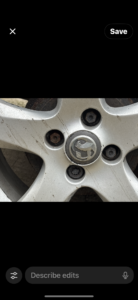 Vauxhall Corsa wheel locking key