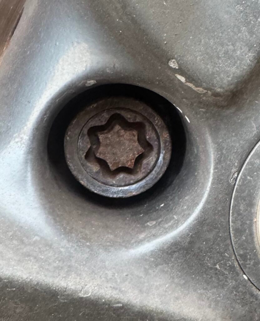 Vauxhall Corsa wheel locking nut