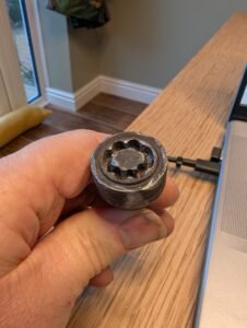 Vauxhall Corsa ltd lug nut key